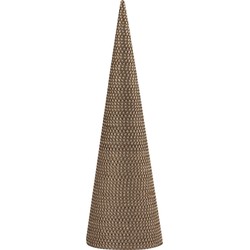 PTMD Deco Object Irhaa - 20x20x60 cm - Polyester - Taupe