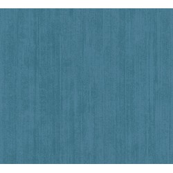 A.S. Création behang effen blauw - 53 cm x 10,05 m - AS-378338
