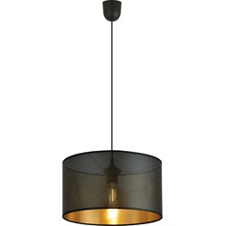 Industriële hanglamp Aston Zwart