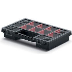 Kistenberg Sorteerbox/vakjes koffer - 12 vaks - kunststof - 29 cm - Opbergbox