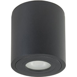 Highlight - Maxi Rebel - Plafondlamp - GU10 - 9 x 9  x 9,5cm - Zwart