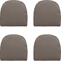 Madison -  Zitkussen Wicker York Rib liver - Ca. 48x48 cm - Set van 4