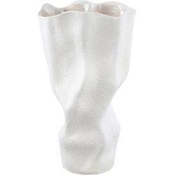 PTMD Vaas Violettee - 26x20x46 cm - Keramiek - Wit