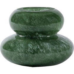 PTMD Rivo Ronde Vaas - H11 x Ø13,2 cm - Glas - Groen
