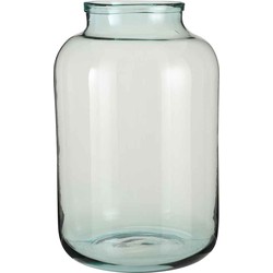 Mica Decorations Vaas Vienne recycled Glas transparent  - H 52 x Ø 29 cm - Bloemenvaas