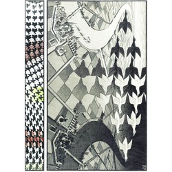 Puzzelman Puzzelman Day and Night - M.C. Escher (1000)