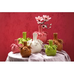 PTMD Vaas Emmelyn - 28x28x32 cm - Keramiek - Roze