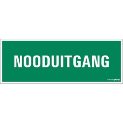 Deco veilig.bord nooduitgang