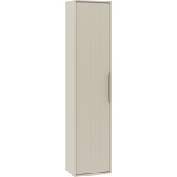 Badplaats Badkamerkast Rimini 38 x 33  x 170 cm - Beige - Hangende Kolomkast met 1 Deur