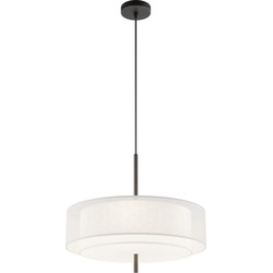 Maytoni - Hanglamp Bergamo - Metaal - Zwart