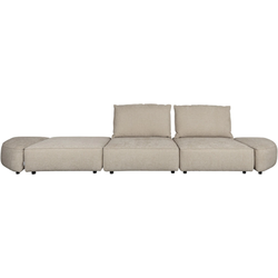 ZUIVER Sofa Hunter 4,5-Seater Sand