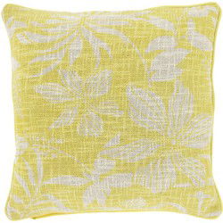 Unique Living - Sierkussen Keoni Lemon Yellow -45x45cm