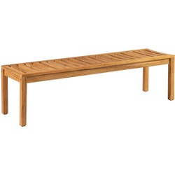 Exotan Comfort 3-Zits Tuinbankje - Teak - Naturel - 44x150x45