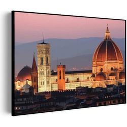 Muurwerken Akoestisch Schilderij - De Kathedraal Van Florence Duomo - Geluidsdempend Wandpaneel - Wanddecoratie - Geluidsisolatie - BASIC (AW 0.65) S (70x50)