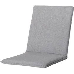 Stapelstoel kussen universeel ca. 97x49 cm Napels grey water repellent coating (4 stuks)