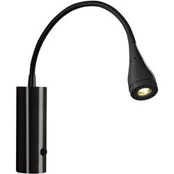 Wandlamp LED flexibel wit-zwart-groen-chroom 3W 220mm H