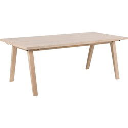 Eettafel Rechthoek - Naturel - 200x95x74,6cm - Annie