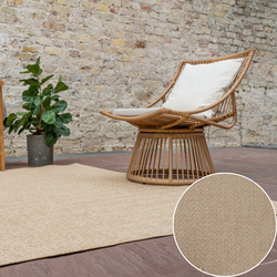 Jute buitenkleed Naturel Visgraat - Interieur05 Beige - Polypropyleen - 200 x 290 cm - (L)