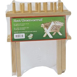 Houten hooi-/groenvoerruif 23 cm - Gebr. de Boon