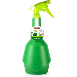 Plasticforte Plantenspuit met een inhoud van 950 ml - groen - verstuiver kop - 29 cm - Plantenspuiten