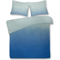 DoubleDry Dekbedovertrek My Design 100% Katoen - Tweepersoons 200x200 cm + 2 Kussenslopen - blauw