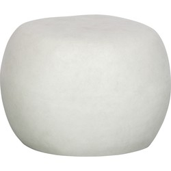 vtwonen Bijzettafel Pebble - Fiber Clay - Wit - 35x50x50