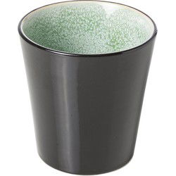 Cosy&Trendy Finesse Green Beker - Ø 9 cm x 9.5 cm - 34 cl - Set-6
