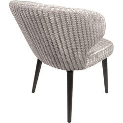 PTMD Eetkamerstoel Fiori - 57x56x80 cm - Hout - Beige