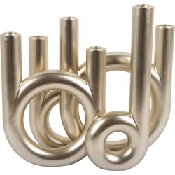 Kandelaar Rings - Goud - 35x13.5x32.5cm