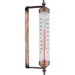 Buiten wand thermometer metaal 25 cm - Buitenthermometers