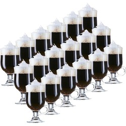 24x Irish Coffee glazen transparant Opal 240 ml - Koffie- en theeglazen