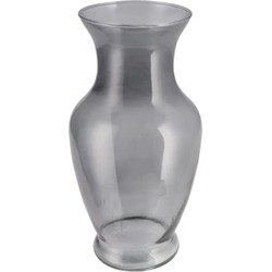 DK Design Bloemenvaas Mira - trompet vaas - smoke glas - D13 x H26 cm - Vazen