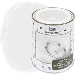 Baby's Only Muurverf mat voor binnen - Babykamer & kinderkamer - Zilvergrijs - 1 liter - Op waterbasis - 8-10m² schilderen - Makkelijk afneembaar