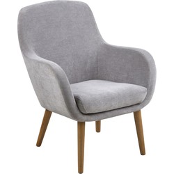 Sabella fauteuil grijs - Robin Design