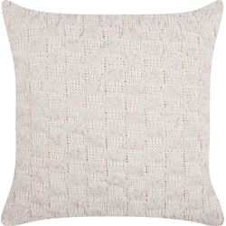 Beliani BASALIM - Sierkussen-Beige-Polyester