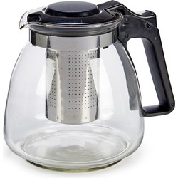 Glazen theepot 900 ml met filter/infuser en handvat - Theepotten