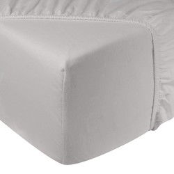 DoubleDry Hoeslaken Flanel 100% Zacht Katoen - Tweepersoons 140x200 cm - Rondom Elastiek - Ecru
