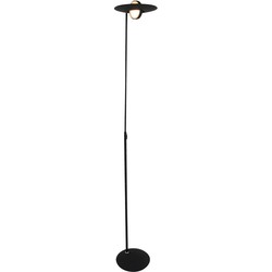 Staande lamp | industrieel | Steinhauer Zenith LED - Zwart | vloerlampen woonkamer | dimbaar