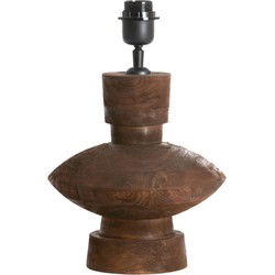Light & Living - tafellamp - Fiera - bruin - hout - losse armatuur - E27 - 8315064