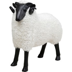 Kare Decofiguur Bathilde Ram White 79cm