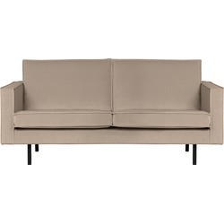 BePureHome Rodeo 2,5-Zits Bank - Velvet - Khaki - 85x190x86