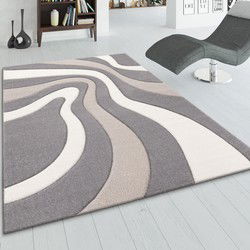 Laagpolig Vloerkleed - Diamesa - Modern - Rood - 120x170 cm