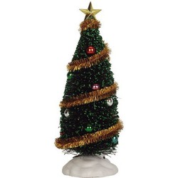 Sparkling green christmas tree large