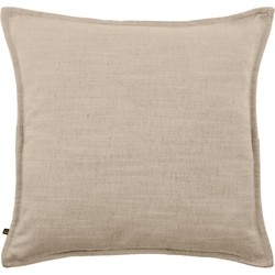 Kave Home - Kussenhoes Blok linnen in beige 45 x 45 cm