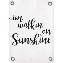 Tuinposter Walkin' on Sunshine (70x100cm)