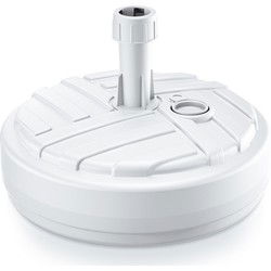 Prosperplast Parasolvoet - rond - wit - vulbaar - 10 liter - D39 cm - Parasolvoeten