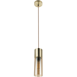 Moderne hanglamp Annika - L:10.5cm - E27 - Metaal - Messing