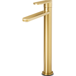 COLHUE - Enkele wastafelkraan - Goud - 30 cm - Messing