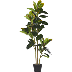 Beliani FICUS ELASTICA - Kunstplant-Groen-Synthetisch materiaal