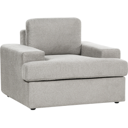 Beliani ALLA - Fauteuil-Grijs-Polyester